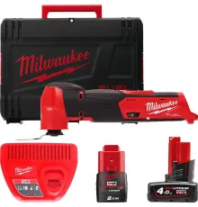 Реноватор Milwaukee M12 Fuel M12FMT-422X 4933472239 с 2-мя АКБ 2 Ач + 4 Ач, кейс