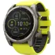 Умные часы Garmin Fenix 8 Solar, Sapphire 51мм титановый, желтый силиконовый ремешок