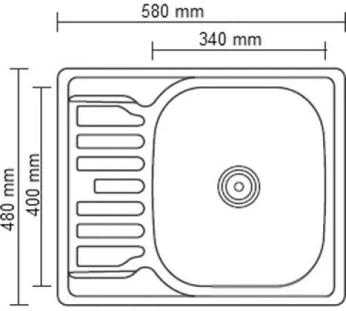 Кухонная мойка Ledeme L65848-R