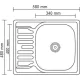 Кухонная мойка Ledeme L65848-R