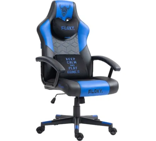 Игровое геймерское кресло FLOKY Huginn Blue синий
