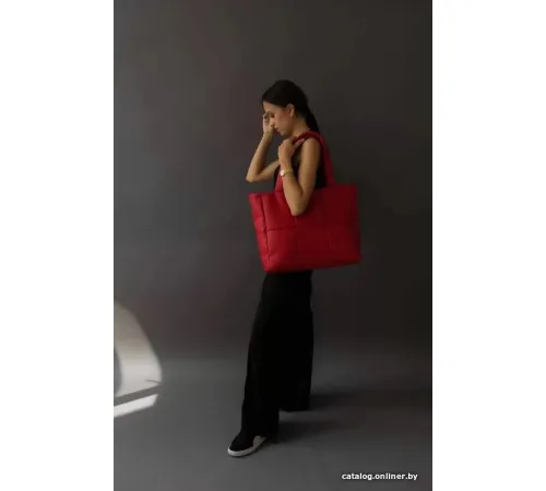 Женская сумка MT.style Тоут из экокожи красный