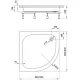 Душевой поддон Deante Standard Plus II 80x80 KTU 032B