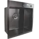 Кухонная мойка MARRBAXX B5050-R Decor черный/графит