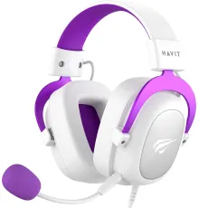 Наушники Havit Gamenote H2002d белый/фиолетовый