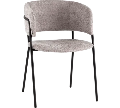 Стул с подлокотниками Stool Group Нэлли AV 486-C82-9005 букле светло-серый