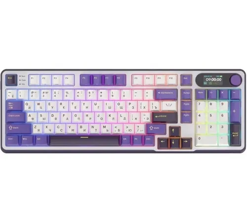 Клавиатура Royal Kludge RK-S98 RGB Blackberry RK Chartreuse