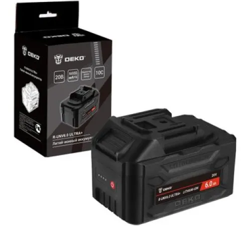 Аккумулятор Deko R-UNV6.0 Ultra+ 083-1019 20В/6 Ач