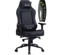 Игровое геймерское кресло CACTUS CS-CHR-0112BL-M черный
