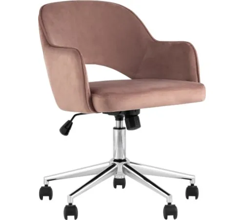 Офисное кресло Stool Group Кларк велюр розовый