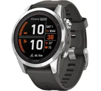 Умные часы Garmin Fenix 7S Pro Solar серебро/графит