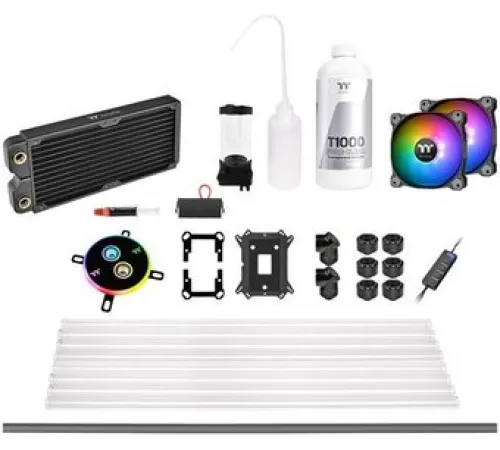 Система жидкостного охлаждения для процессора Thermaltake Pacific C240 DDC Hard Tube Water Cooling Kit CL-W242-CU12SW-A