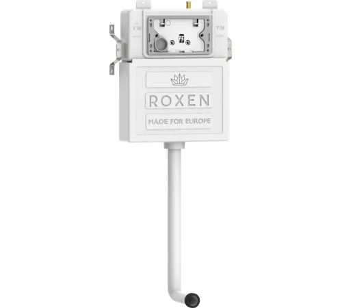 Унитаз приставной Roxen Antares в комплекте с инсталляцией Roxen Attach 5 в 1 968412 кнопка: сатин