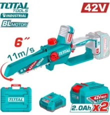 Аккумуляторная пила Total TGSLI42681 с 2-мя АКБ, кейс