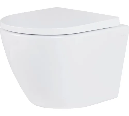 Унитаз подвесной Roxen Antares в комплекте с инсталляцией StounFix Dual Fresh 6 в 1 968050 кнопка: брашированное золото