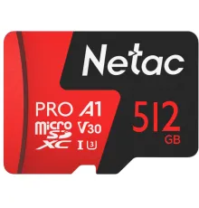 Карта памяти Netac 512GB P500 Extreme Pro NT02P500PRO-512G-R с адаптером