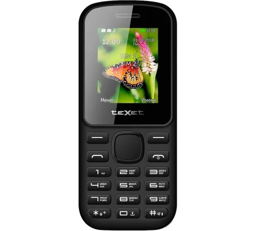 Телефон TeXet TM-130 черный