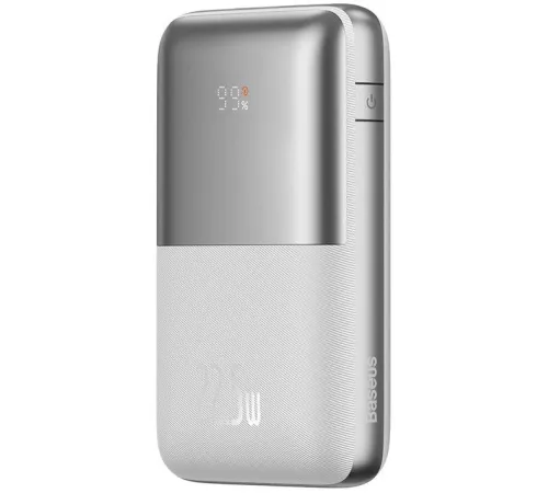Внешний аккумулятор Baseus Bipow Pro Digital Display Fast Charge Power Bank 20000mAh белый