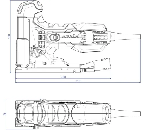 Электролобзик Metabo STE 100 Quick
