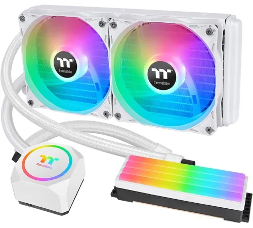 Система жидкостного охлаждения для процессора Thermaltake Floe RC240 Snow Edition CL-W330-PL12WT-A