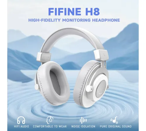 Наушники FIFINE H8 белый