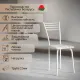 Стул Mio Tesoro Сигма молочный/белый