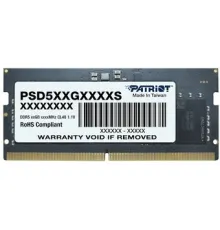 Оперативная память Patriot Signature Line 16ГБ DDR5 SODIMM 5200 МГц PSD516G520081S