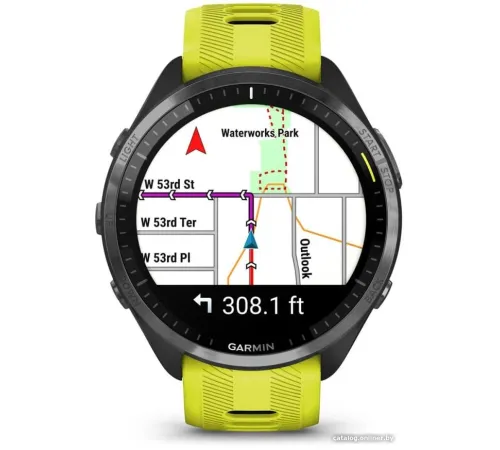 Умные часы Garmin Forerunner 965 черный/желтый
