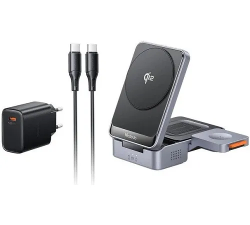 Беспроводное зарядное McDodo CH-519 22.5W USB Type-C с адаптером черный