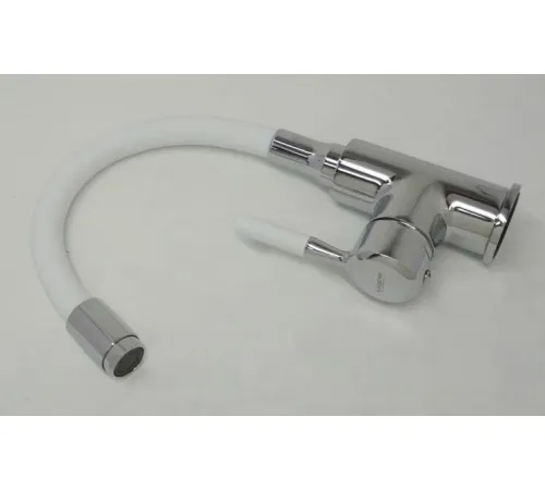 Смеситель Ledeme L1399-3 хром/белый