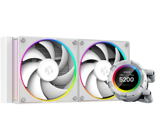 Система жидкостного охлаждения для процессора ID-Cooling SL240 White