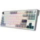 Клавиатура Royal Kludge R87 Pro Half Grey RK Brown