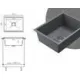 Кухонная мойка Polygran Blade 550 черный