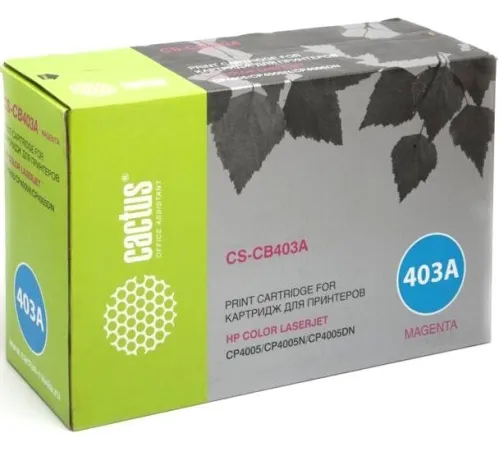 Картридж CACTUS CS-CB403AR аналог HP 642A CB403A