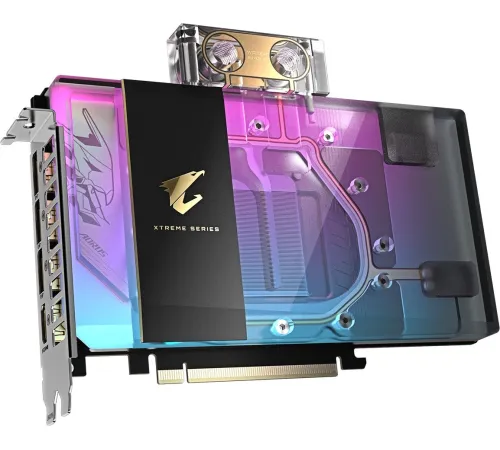 Видеокарта Gigabyte Aorus GeForce RTX 5080 Xtreme Waterforce WB 16G GV-N5080AORUSX WB-16GD