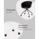 Офисное кресло Stool Group LIBRA SL-7040ZB рогожка черный/черный