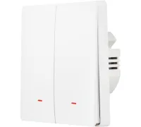 Выключатель Hommyn zigbee 2 клавиши SWZBNN02W без нейтрали