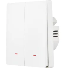 Выключатель Hommyn zigbee 2 клавиши SWZBNN02W без нейтрали