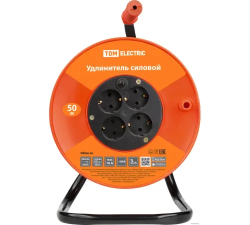 Удлинитель на катушке TDM Electric SQ1301-0536