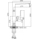Смеситель Ledeme L4073W