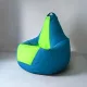 Кресло-мешок Mio Tesoro Груша Kombo XXL GF-130x85-NN небесный/неон