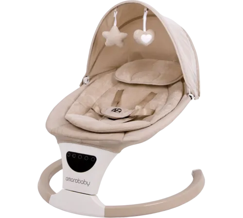 Детские шезлонги и качалки Amarobaby Teddy Swing AB24-22TED/03 бежевый
