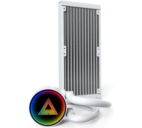 Система жидкостного охлаждения для процессора Montech LightFlow ARGB 240 белый