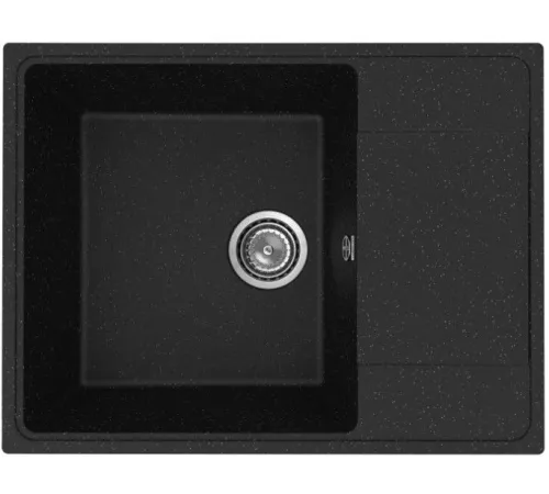Кухонная мойка Practik PR-M 650-004 черный оникс