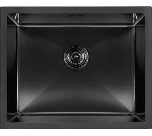 Кухонная мойка ARFEKA ECO AR 550*450 BLACK PVD NANO DECOR MILLET GRAINS