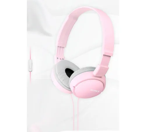 Наушники с микрофоном Sony MDR-ZX110AP розовый