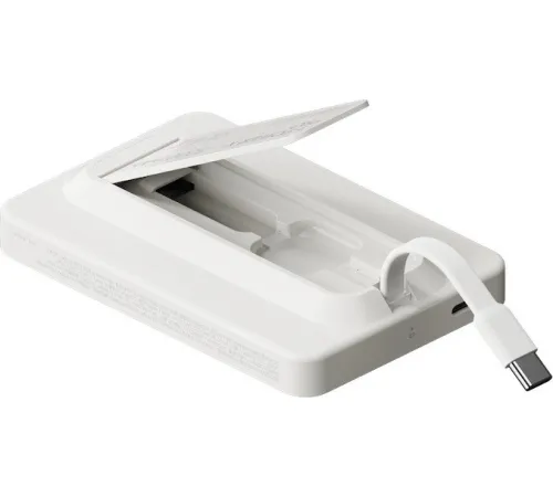 Внешний аккумулятор Momax 1-Power X Pro Magnetic Built-In USB-C IP131 5000mAh белый