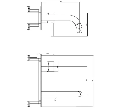 Смеситель Maxonor Pure Life PL7287-8