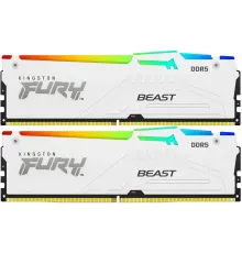 Оперативная память Kingston FURY Beast RGB 2x32ГБ DDR5 5600 МГц KF556C36BWEAK2-64