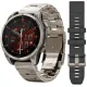 Умные часы Garmin Fenix 8 Sapphire, Titanium 47мм светло-серый, титановый ремешок